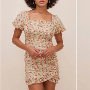 ASTR Julianna Floral Mini Dress